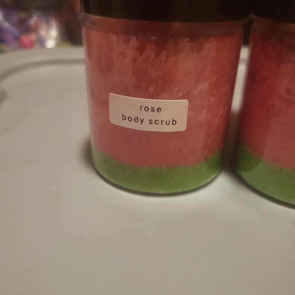 Rose Body Scrub - Handmade - Picture 3 of 5